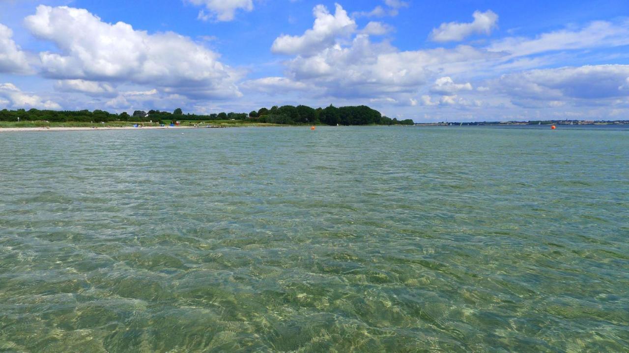 Seeblick II - Gemuetliche 60Qm - Ganzes Haus - 50M Zum Naturstrand - Mit Terrasse Und Grossem Garten Glücksburg Extérieur photo