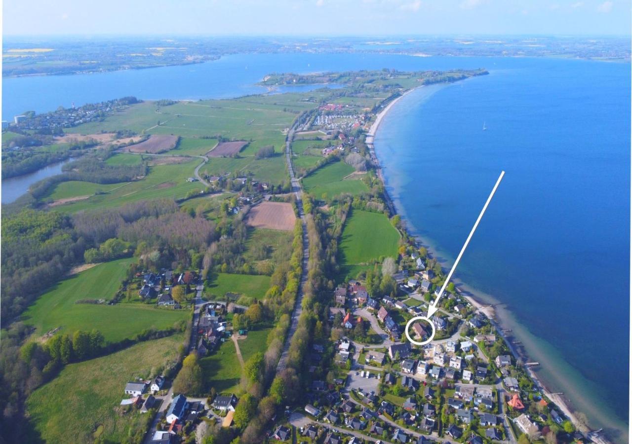 Seeblick II - Gemuetliche 60Qm - Ganzes Haus - 50M Zum Naturstrand - Mit Terrasse Und Grossem Garten Glücksburg Extérieur photo